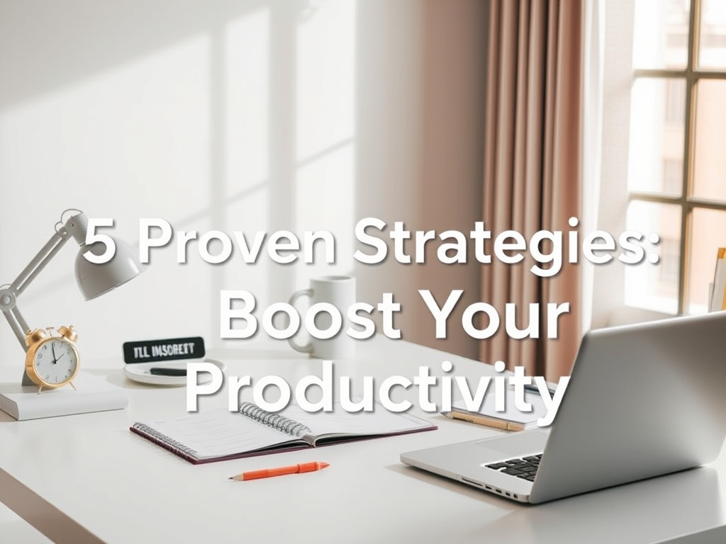 5 Proven Strategies to Boost Your Productivity
