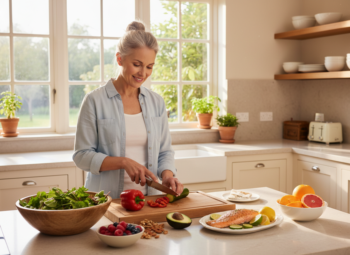 Healthy Eating for Skin and Hair After 50: What Actually Helps